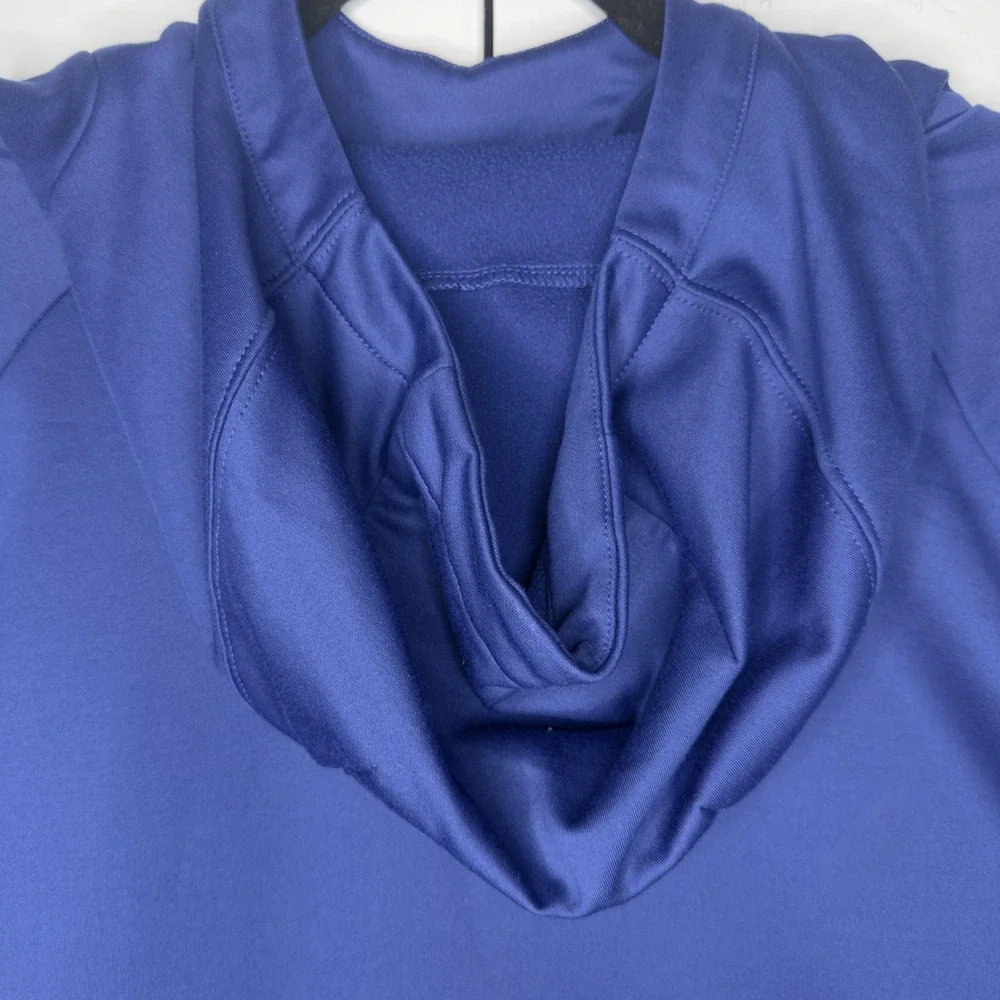 Jordan Hoodie Mens 3XL Blue Sleeveless Pullover Fleece Jumpman Kangaroo Pocket